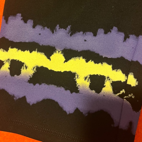 Local Heroes black fantasy colourful seams biker short NWT - Picture 4 of 9